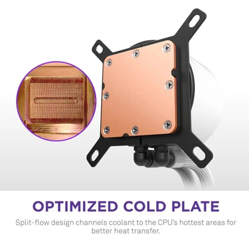 Nzxt Kraken Plus 360mm RGB White CPU Liquid Cooler